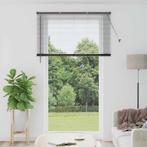 vidaXL met gordijnen Zwart Aluminium, Huis en Inrichting, Stoffering | Gordijnen en Lamellen, Verzenden, Nieuw