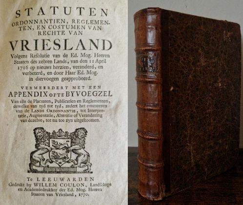 [Willem Coulon, uitg] - Statuten, ordonnantien, reglementen, Antiek en Kunst, Antiek | Boeken en Manuscripten