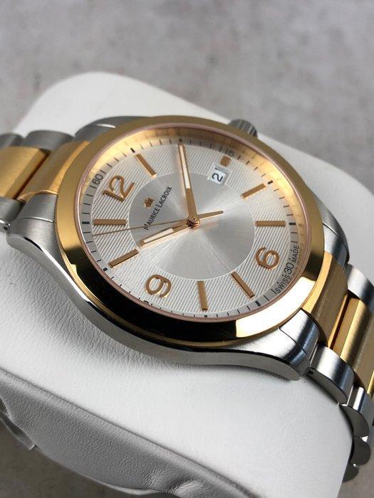 Maurice Lacroix - Miros Gold Steel - Zonder Minimumprijs -, Handtassen en Accessoires, Horloges | Heren