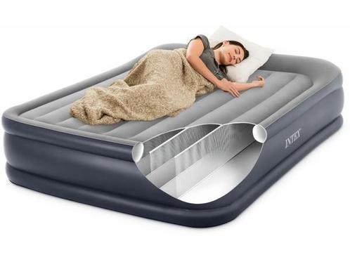 Veiling - Intex Deluxe Pillow Rest Raised luchtbed - Queensi, Caravans en Kamperen, Luchtbedden