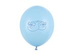 Balloons 30Cm Bootee Pastel Baby Blue 6St 30cm 6st, Verzenden