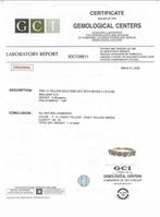 Zonder minimumprijs - Ring - 14 karaat Geel goud - 1.14ct., Nieuw