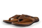 Nelson Slippers in maat 45 Cognac, Kleding | Heren, Schoenen, Slippers, Overige kleuren, Verzenden, Zo goed als nieuw