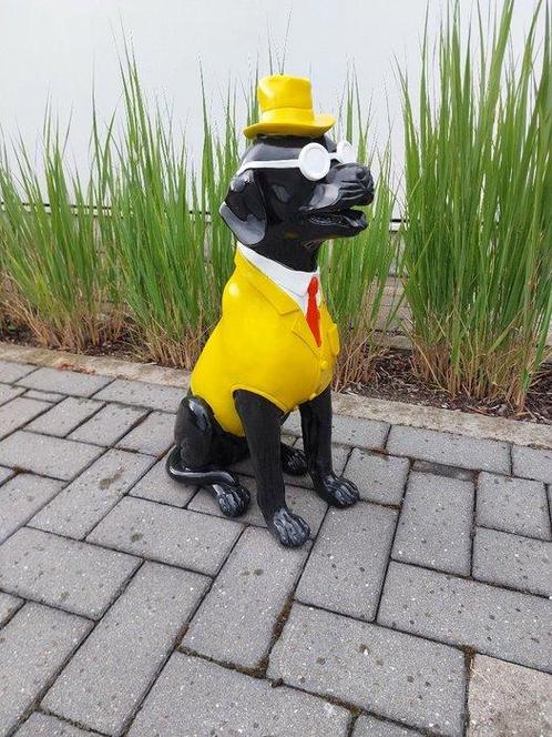 Beeld, Mister dog in smoking - 60 cm - polyresin, Antiek en Kunst, Kunst | Designobjecten