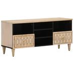 vidaXL Tv-meubel 100x33x46 cm massief mangohout, Huis en Inrichting, Kasten |Televisiemeubels, Verzenden, Nieuw