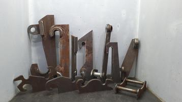 snelwissel aanlas oren voor de shovel en verreiker, Ophalen of Verzenden