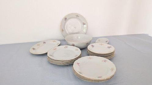 RIchard Ginori - Tafelservies voor 6 (21) - Goud, Porselein, Antiek en Kunst, Antiek | Meubels | Tafels