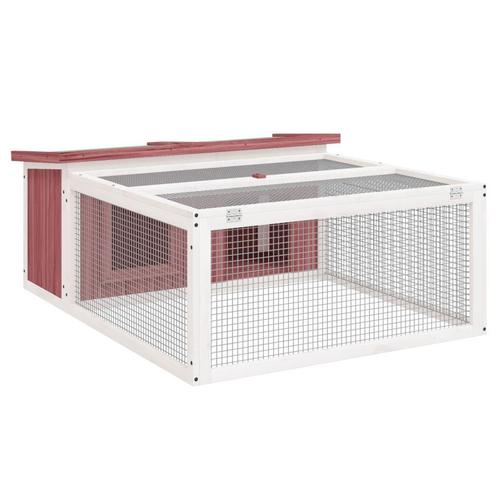Konijnenhok Mokka - Groot | Retour Deal | 40% Korting, Dieren en Toebehoren, Knaagdieren en Konijnen | Hokken en Kooien, Minder dan 60 cm