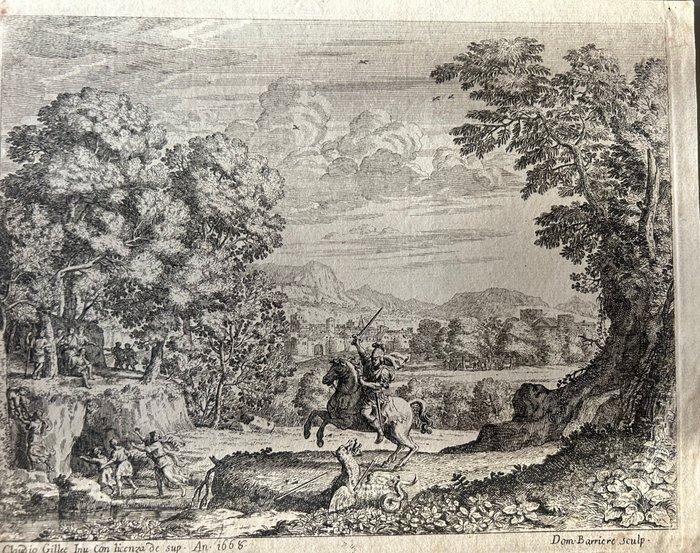 Dominique Barrière da Claude Lorrain (XVII) - San Giorgio, Antiek en Kunst, Antiek | Overige Antiek