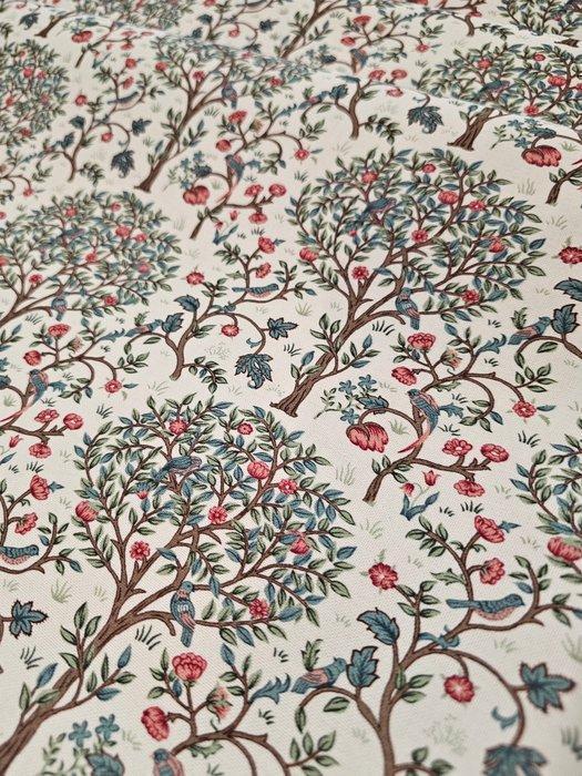 300x280cm! William Morris stof Art Nouveau Kelmscott Tree,, Antiquités & Art, Tapis & Textile