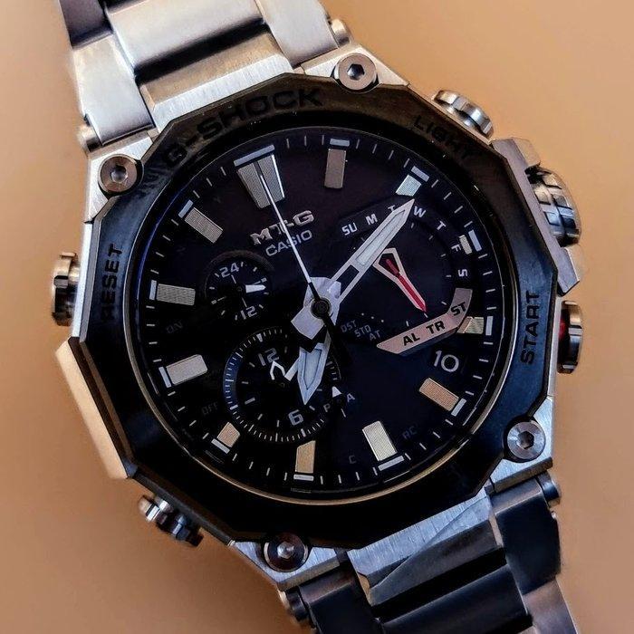 Casio - G-Shock Tough Solar Bluetooth - MTG-B2000D-1AER -, Handtassen en Accessoires, Horloges | Heren