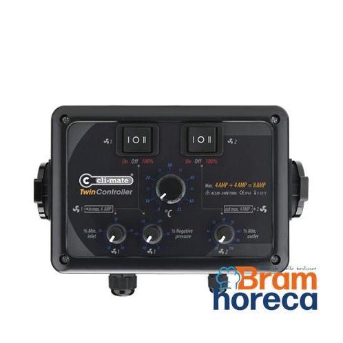 Cli-mate twin controller 2 x 4.0 A | 230V | TW-4, Doe-het-zelf en Bouw, Ventilatie en Afzuiging, Verzenden