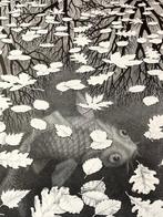 M.C. Escher (1898-1972) - Three Worlds (1955)