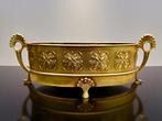 1920 - Art Deco planter - Jardinière - Messing - W35,5cm, Antiek en Kunst