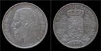 Belgium Leopold Ii 5 frank 1870 zilver, België, Verzenden