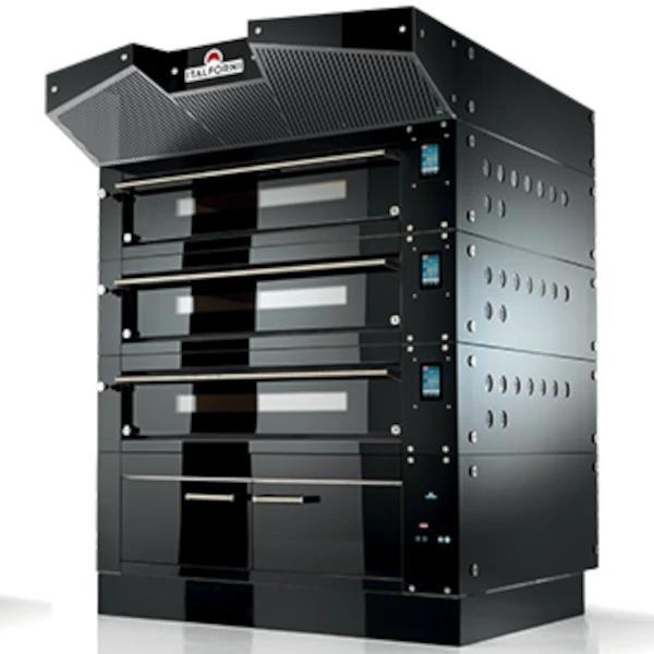 Modulaire Pizzaoven | BULL | Zwart | Elektrisch | 12x Ø30cm, Articles professionnels, Horeca | Équipement de cuisine, Envoi