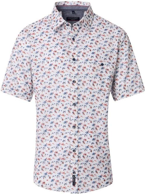 Casa Moda Casual Overhemd Korte Mouw Met Palmboom Motief, Kleding | Heren, T-shirts, Verzenden