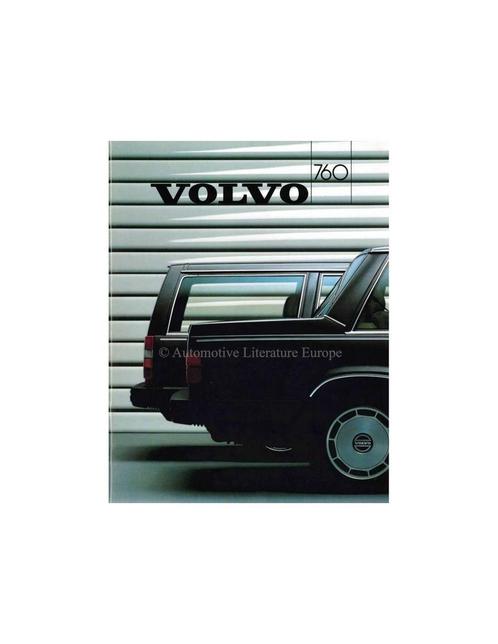 1986 VOLVO 760 BROCHURE NEDERLANDS, Boeken, Auto's | Folders en Tijdschriften