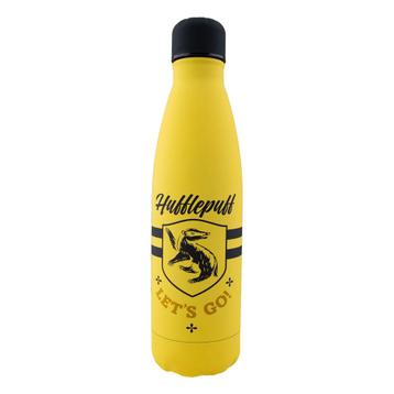 Harry Potter Hufflepuff Lets Go Metalen Waterfles, Ophalen of Verzenden