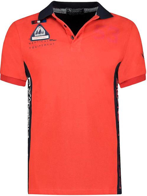 Geographical Norway Polo Kupcorn Rood, Vêtements | Hommes, T-shirts, Envoi