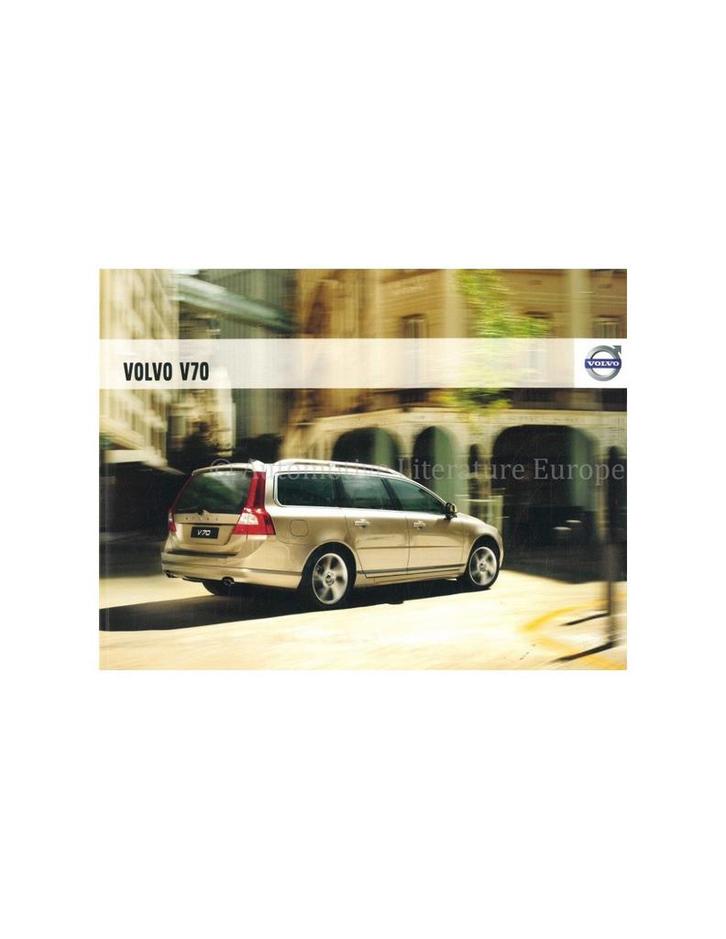 2009 VOLVO V70 BROCHURE NEDERLANDS, Livres, Autos | Brochures & Magazines