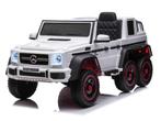 Mercedes-Benz G63 6x6, 12v met rubberen banden en meer!, Kinderen en Baby's, Ophalen of Verzenden, Nieuw