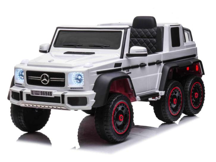 Mercedes-Benz G63 6x6, 12v met rubberen banden en meer!, Kinderen en Baby's, Speelgoed | Buiten | Accuvoertuigen, Ophalen of Verzenden