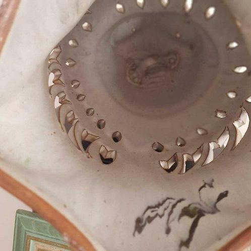 Agnes Escala - Lampe - Grès, intérieur émaillé avec, Antiek en Kunst, Antiek | Verlichting