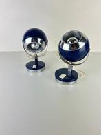 Lampe de table (2) - Paire de lampes Eyeball Space Age des, Antiek en Kunst, Antiek | Verlichting
