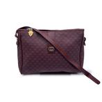 Gucci - Vintage Burgundy Monogram Canvas and Leather -