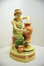 Beeldje, Potier au travail - 31 cm - Terracotta