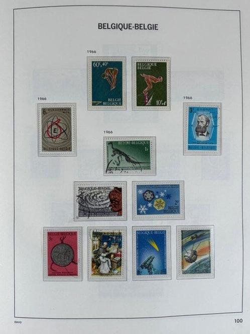 België 1966/1991 - Verzameling zegels in Davo Album en een, Postzegels en Munten, Postzegels | Europa | België