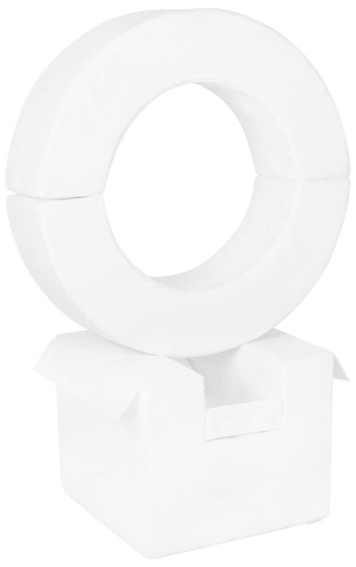 Foam blokken - hoepel - Ø 78 cm - 3 delig - wit, Kinderen en Baby's, Speelgoed | Educatief en Creatief, Nieuw, Ophalen of Verzenden