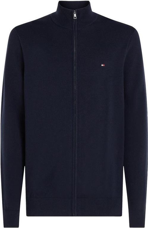Tommy Hilfiger Vest Zip Navy maat Maat 52/54 (L) Heren, Kleding | Heren, Truien en Vesten, Blauw, Nieuw, Maat 52/54 (L), Verzenden