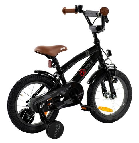 2Cycle BMX-Fun Kinderfiets - 14 inch - Zwart — Vélos | Vélos pour enfant — 2ememain
