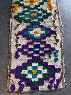 Vintage Berber tapijt – met de hand geweven wol – kleurrijke
