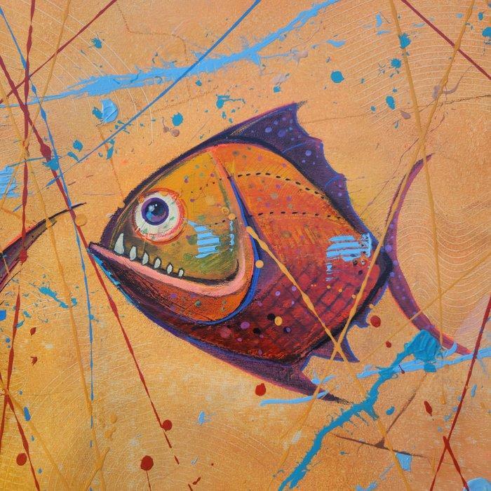 Onofre Alarcón - Paleo Marine #116- XXL NO RESERVE, Antiek en Kunst, Kunst | Schilderijen | Modern