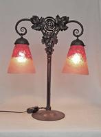 Schneider - Schneider - Lamp - Smeedijzer en glaspasta -