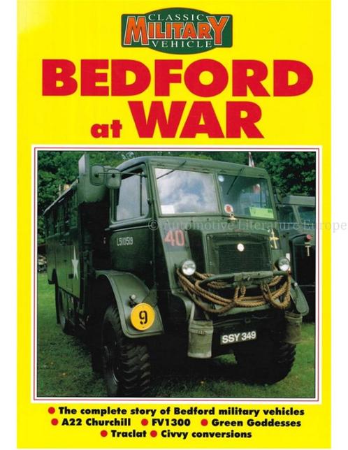 BEDFORD AT WAR (CLASSIC MILATARY VEHICLES), Livres, Autos | Livres