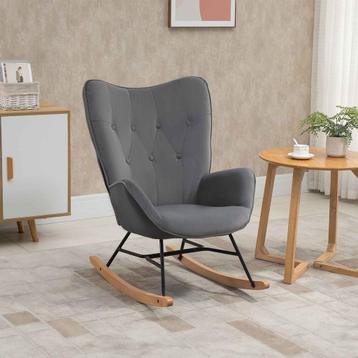 Loungestoel – Comfortabel Zitmeubel – Luxe Grijs, Nieuw, Ophalen of Verzenden, Modern, Stof