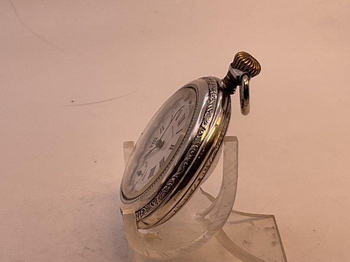 Medana Cilindro Argento Revisionato . Quadrante floreale ., Bijoux, Sacs & Beauté, Montres | Hommes