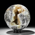 GEEN MINIMUMPRIJS - Mooie kristalkwarts Bol met grote spikes, Antiek en Kunst