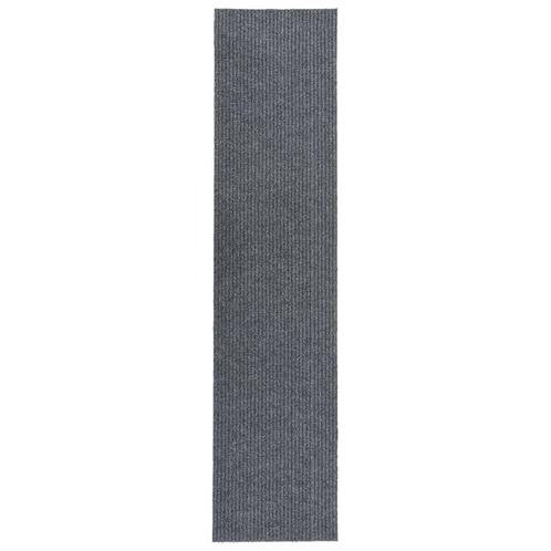 vidaXL Droogloopmat 100x450 cm grijs, Huis en Inrichting, Stoffering | Tapijten en Vloerkleden, Nieuw, Verzenden