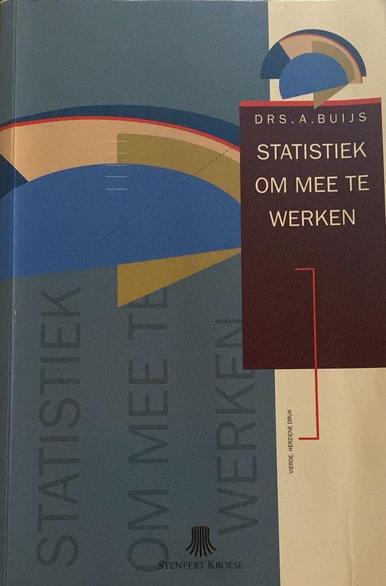 STATISTIEK OM MEE TE WERKEN 9789020723540 BUYS, Livres, Livres scolaires, Envoi