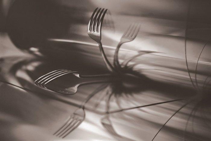 Dominic Rouse - Reflections on a Dinner Fork (1992) -, Antiek en Kunst, Kunst | Designobjecten