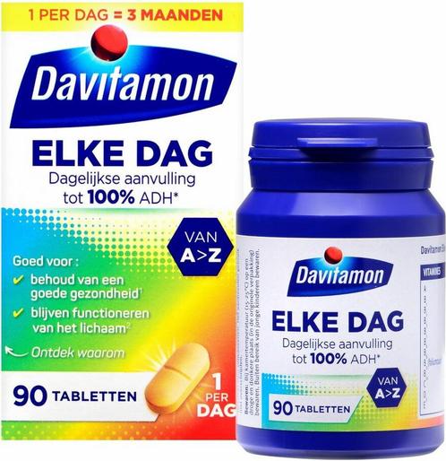 Davitamon Elke Dag - Complete multivitaminen met 22 essen..., Bijoux, Sacs & Beauté, Beauté | Soins du corps, Envoi