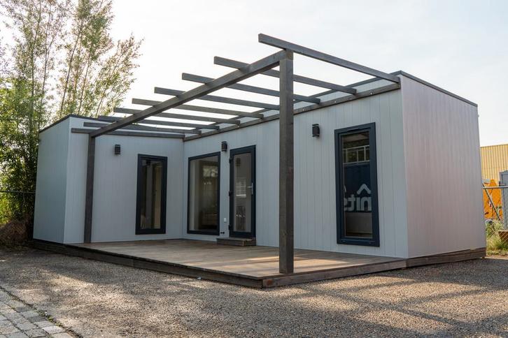 OK Recreatie Unit - Luno | 8.06m x 3.10m | Recreatiewoning, Doe-het-zelf en Bouw, Bouwketen en Schaftketen, Nieuw