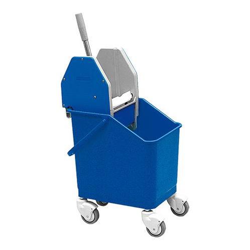Dweil/droogwagen blauw kunststof incl mopwringer met, Zakelijke goederen, Horeca | Keukenapparatuur, Nieuw in verpakking, Verzenden