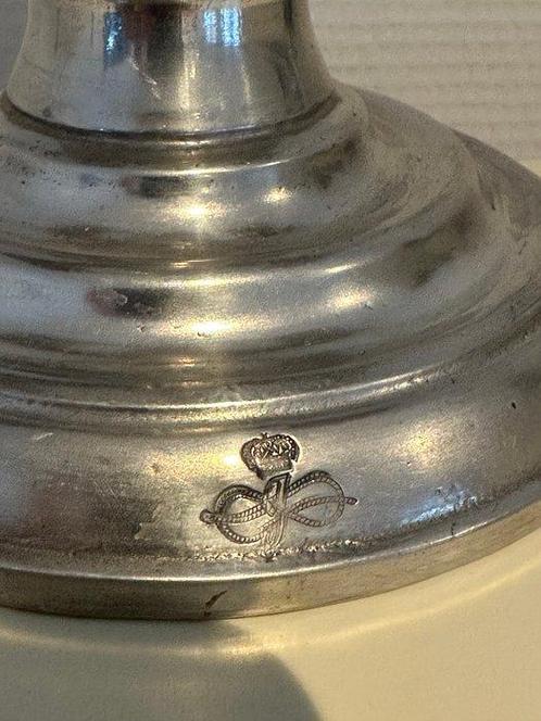 Tafellamp - Tin - Eind 19e eeuw, Antiek en Kunst, Curiosa en Brocante