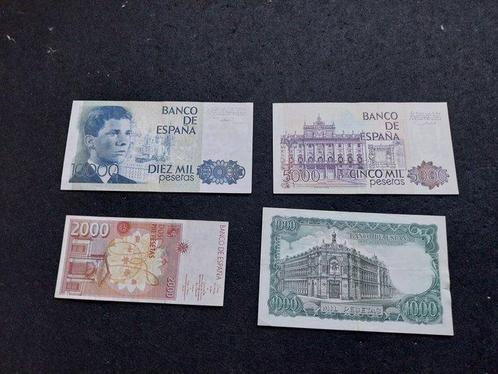Espagne. - 4 banknotes - various dates - Pick 154, 160, 161,, Postzegels en Munten, Munten | Nederland